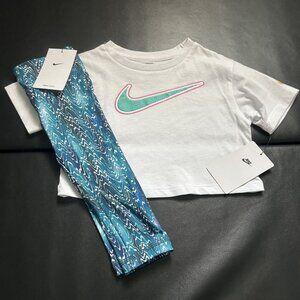 NWT Nike Leggings & Tee Set Girls Size 2T
